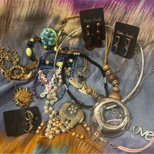Colorful Beads and Jewelry Assortment, New & Pre-Owned & Some Vintage